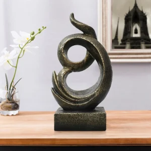 14.17''H Retro Style Sculpture Statue
