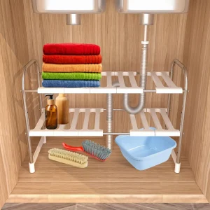 2 Tier Under Sink Organizer