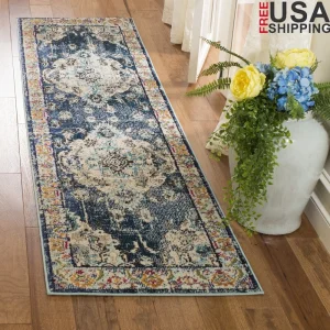 Indoor Area  Traditional Runner Rug