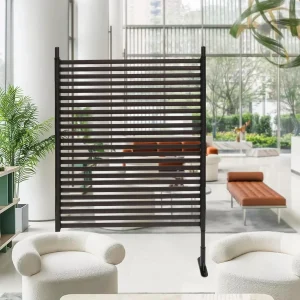 Privacy Fence Screen and Panels with Stand