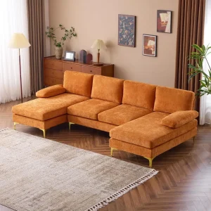 110" Sectional Couches for Living Room